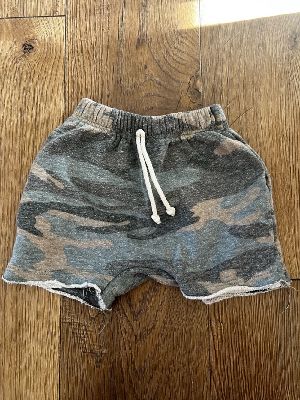 Childhoods Faded Camo Shorts